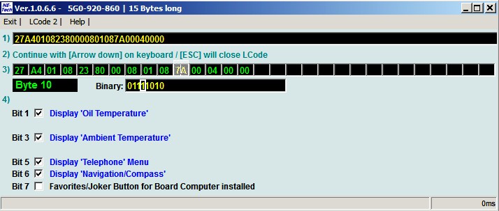 VCDS Coding Interface