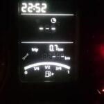 VW Polo 6R instrument cluster displaying the service interval