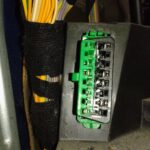 OBD II connector in a Peugeot 206
