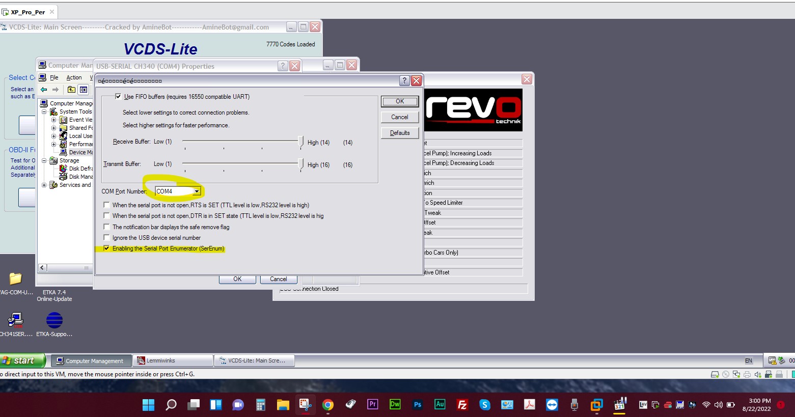 Image of an advanced ECU tuning software interface with complex data tables and parameters