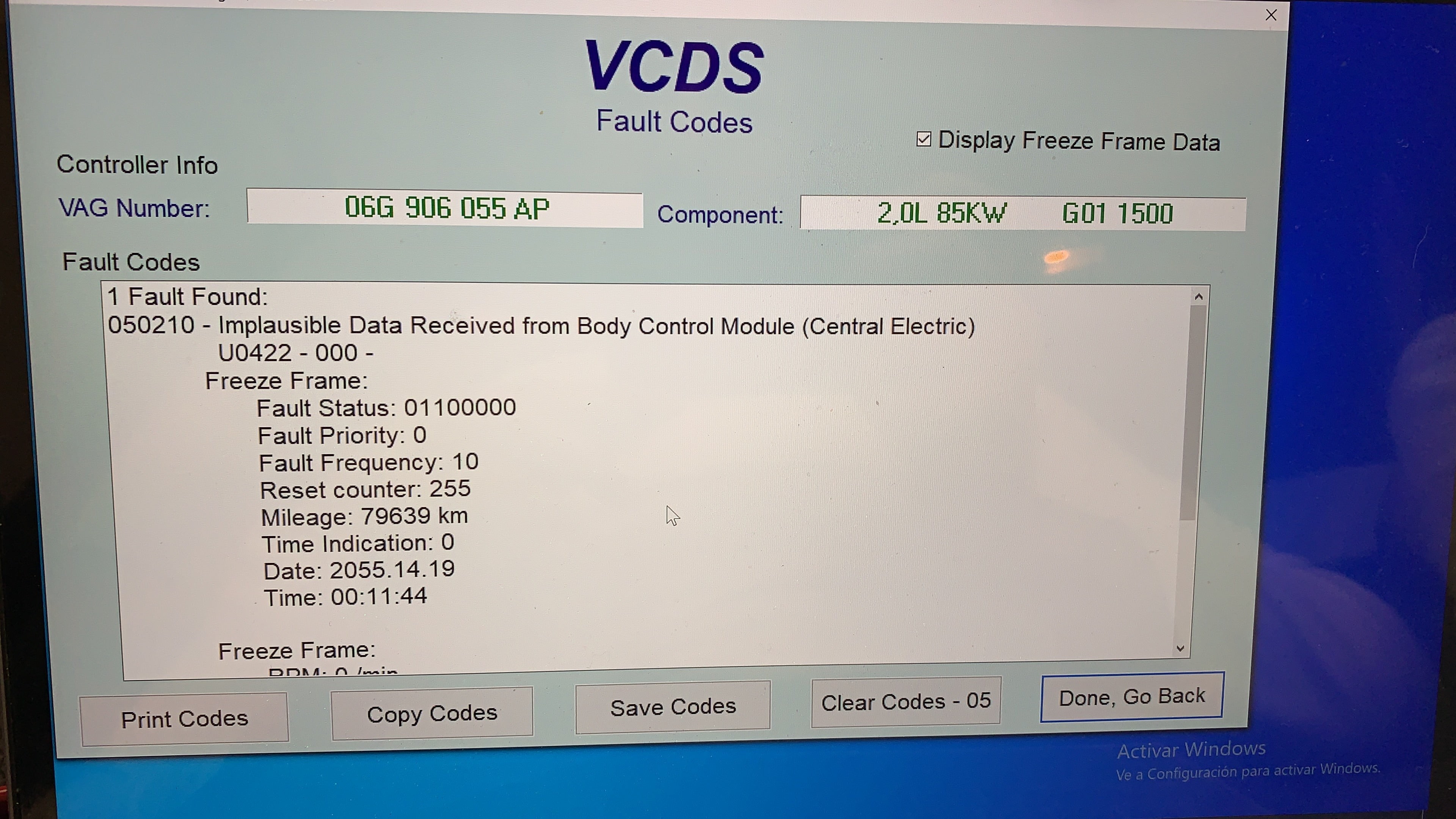 Close-up of VCDS Byte Coding Interface Showing Bit Options