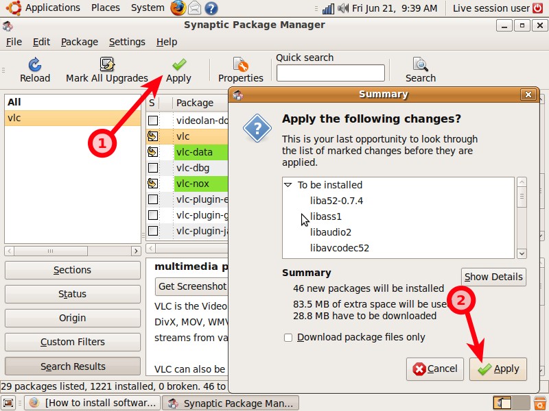 Apply VLC