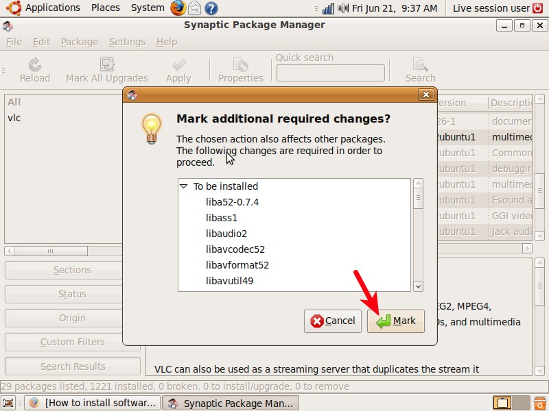 Mark additional VLC