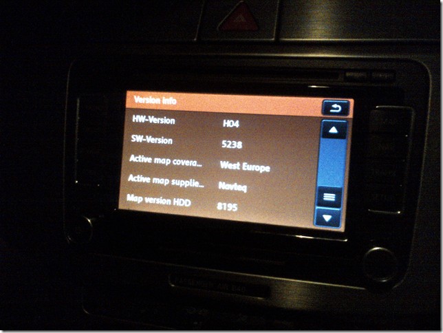 RNS 510 SD Card Loading