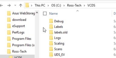 VCDS Debug Folder