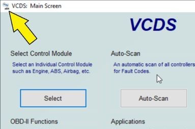 Accessing VCDS Folder