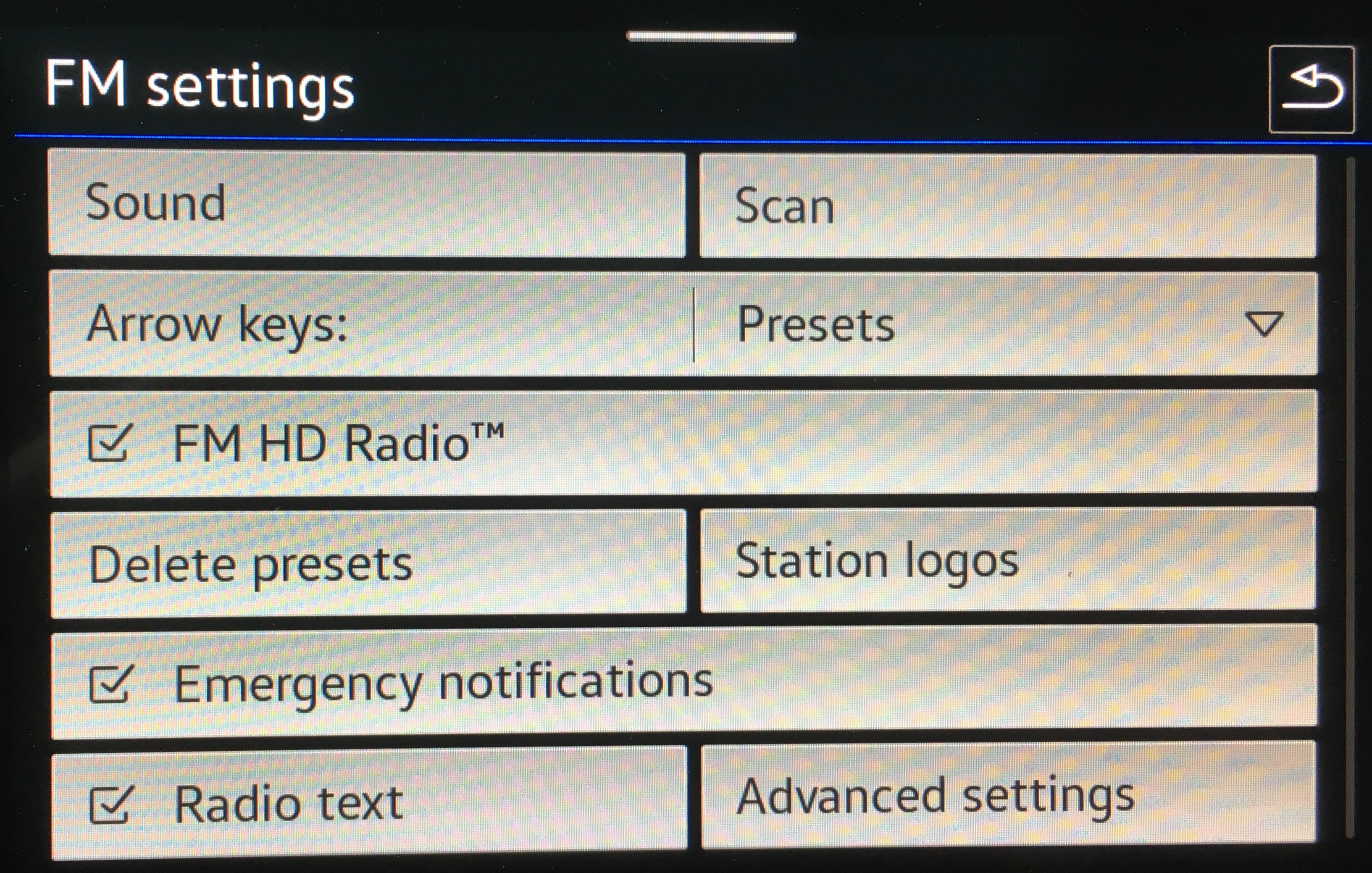 Radio settings with VCDS Media Control