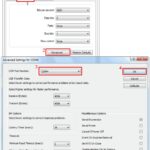 Screenshot of Advanced Port Settings for VAG-COM 409.1 KKL Cable Driver