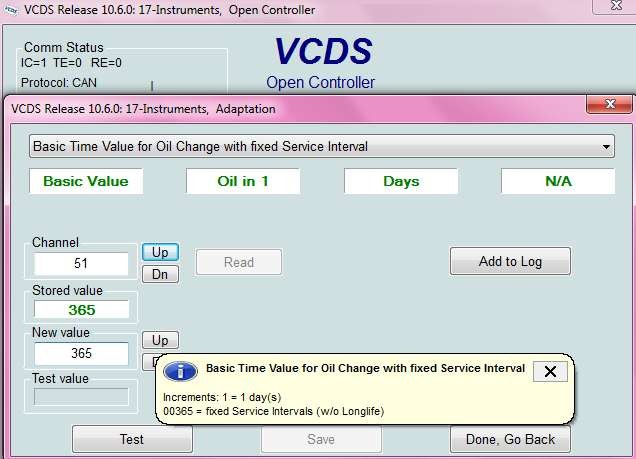VCDS Detailed Diagnostic Interface