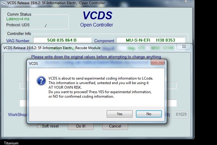 VCDS Coding Interface