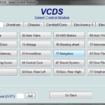 Selecting Navigation Controller with VCDS